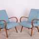 Vintage Model 53 Lounge Chairs by Jaroslav Smidek for TON, 1960s, Set of 2