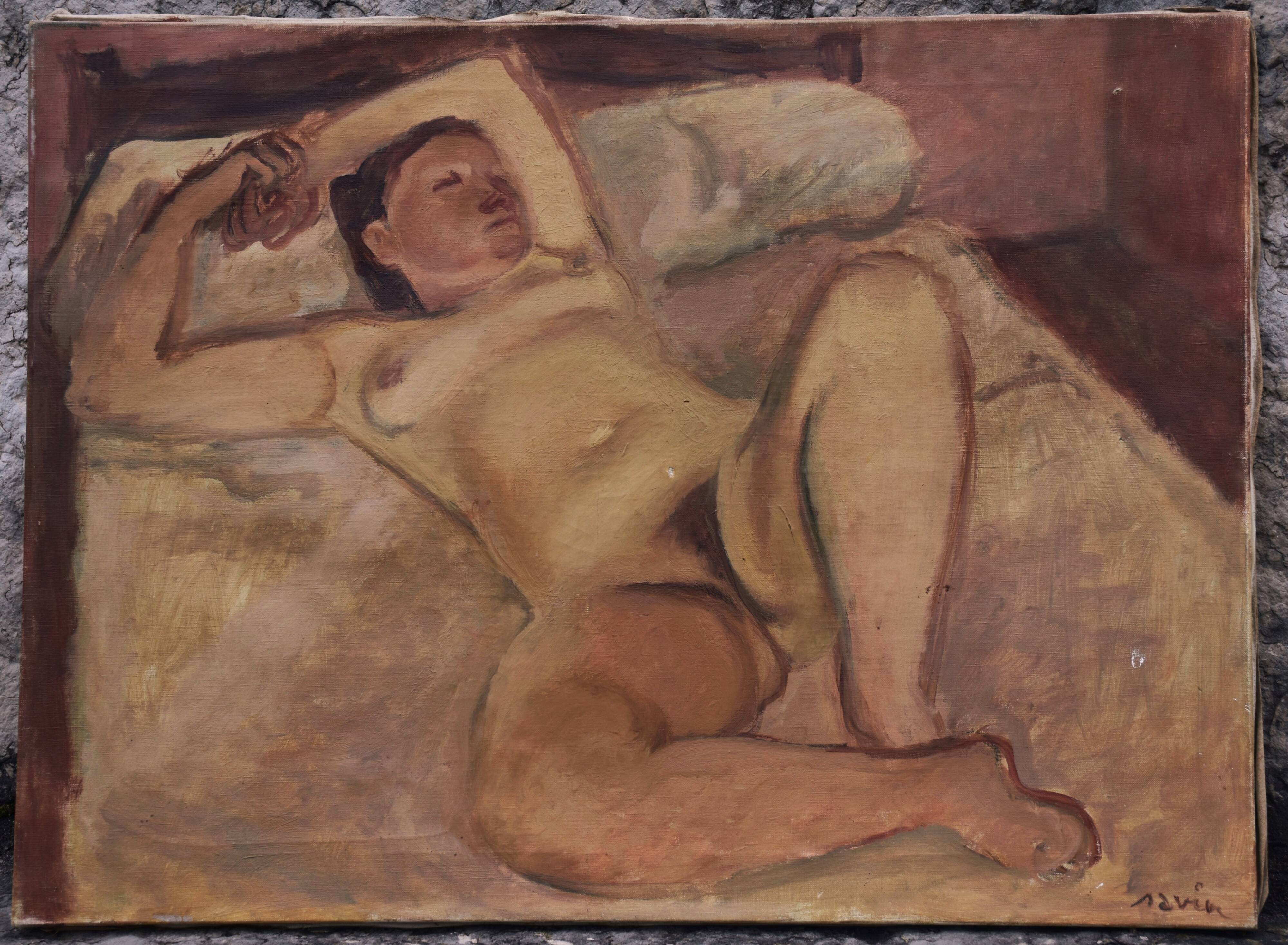 Maurice Savin, Nude Reclining (1940)