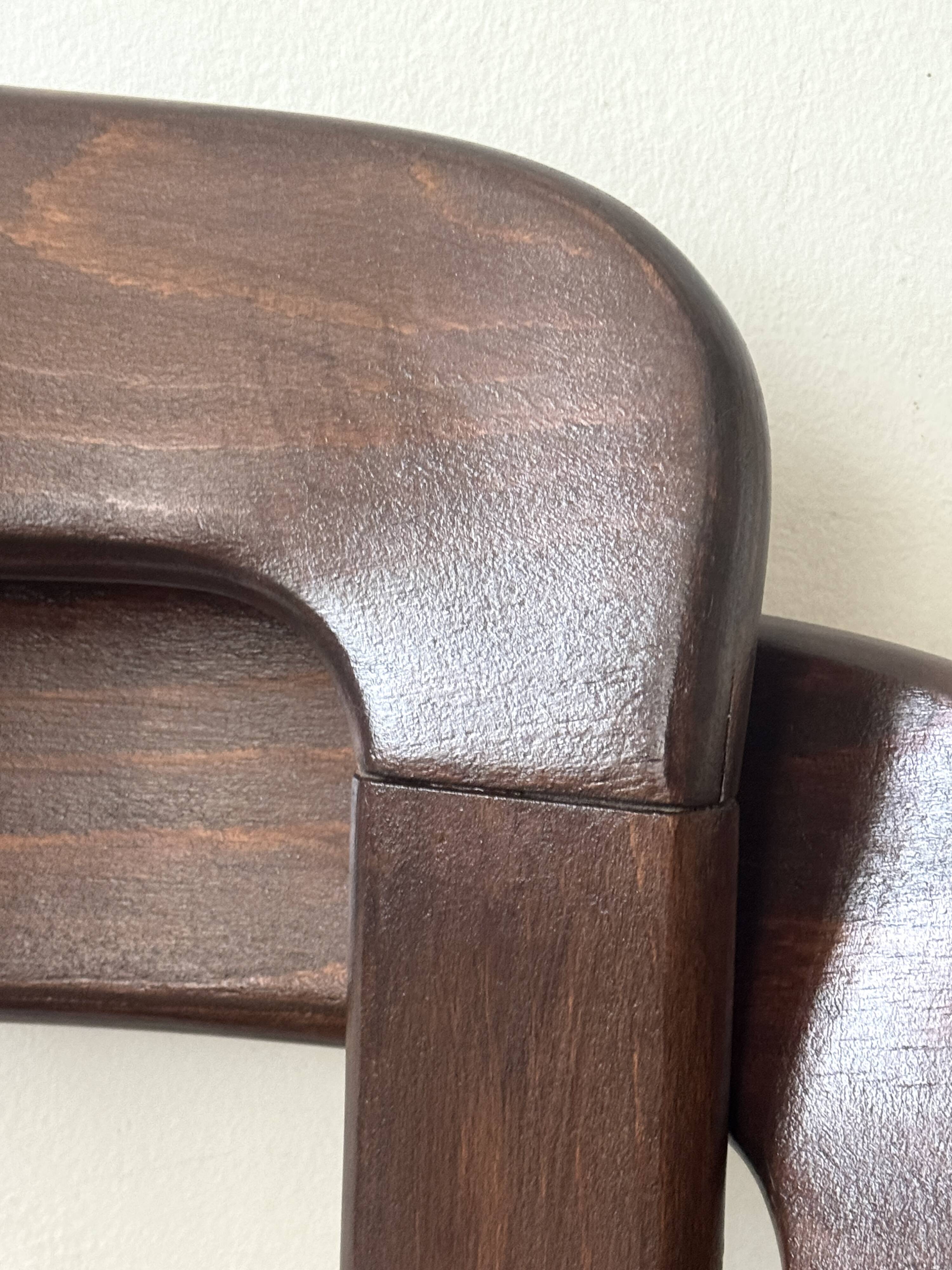 Chaise en bois de hêtre 3300 par Bruno Rey, Suisse 1970