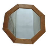 Grand miroir octogonal design scandinave
