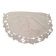 Half-moon pillowcase with English lace