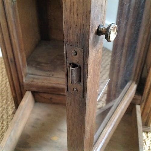 Wooden wall showcase