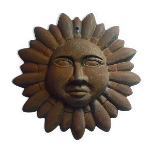Tête soleil en fonte