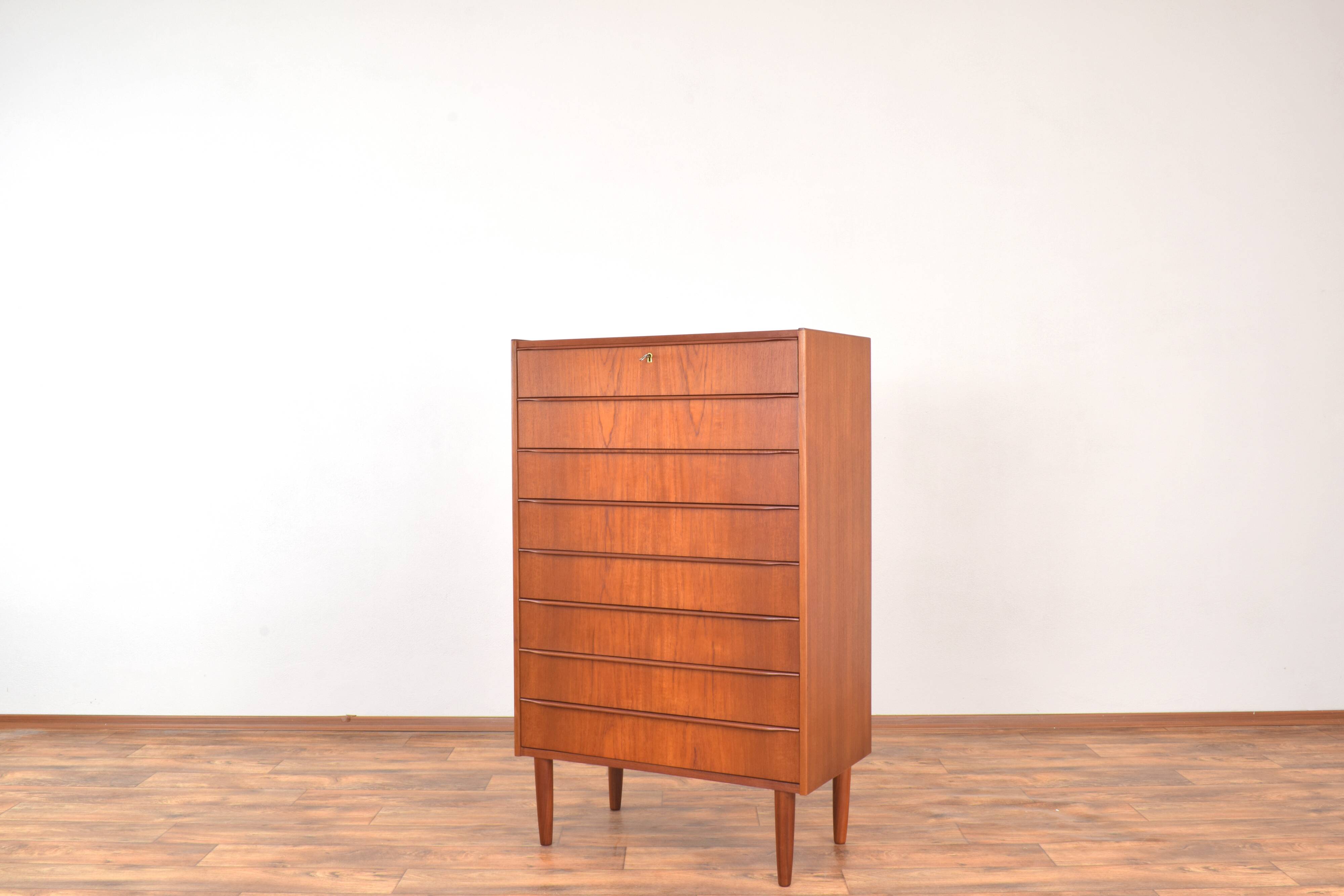 Mid-Century Danish Teak Chest of Drawers, 1960s.