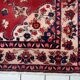 Antique handmade wool Malayer rug 4.9' x 8.6' circa 1920s - 1C1285