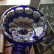 Vase bleu cristallery of lorraine - large model