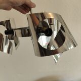 Space age chrome design chandelier suspension
