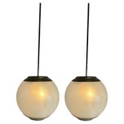Mid-Century LS2 Pendants attributed to L. Caccia Dominioni for Azucena, 1950s, Set of 2