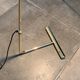 Mid-century floor lamp with counterweight in brass, 1960s
