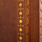 Unique Moorish style bookcase, circa 1870.