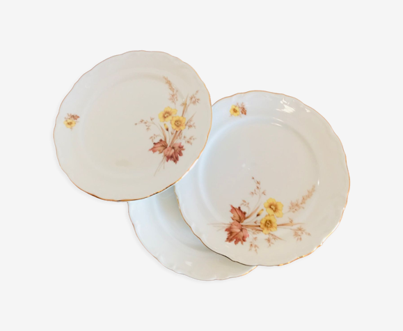 Lot de 3 assiettes à dessert Bavaria