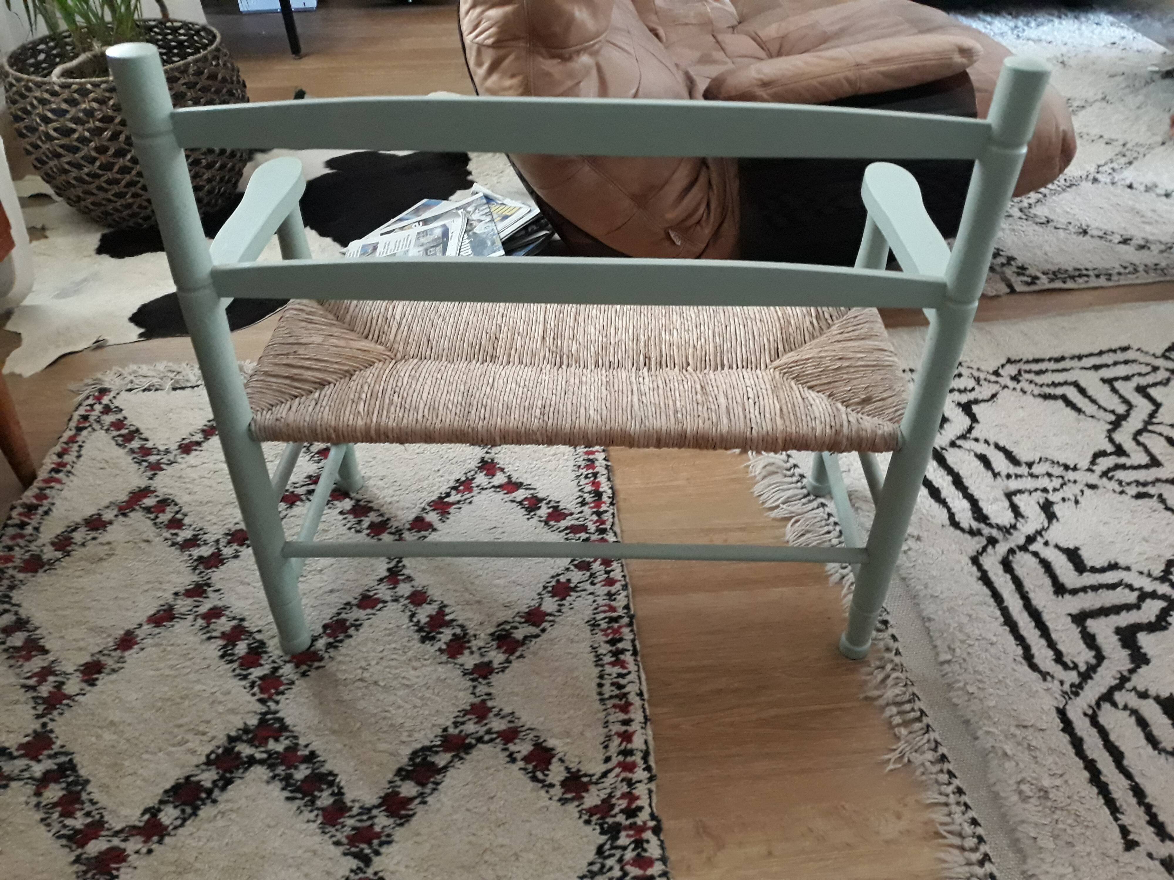 Child wooden vintage bench