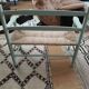 Child wooden vintage bench