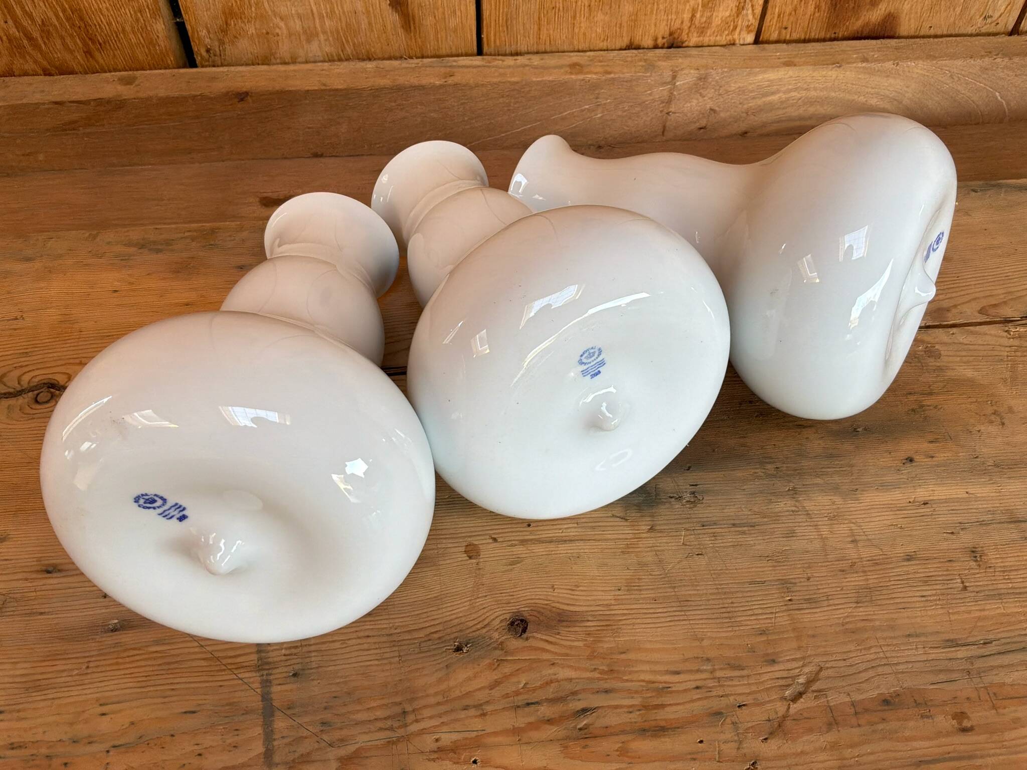 Royal Copenhagen trio of jugs in porcelain - Scandinavian design