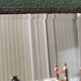 Art deco beveled mirror