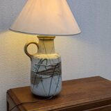 Vintage Ceramic Lamp, mid century Made in Germany