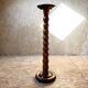 Walnut base column