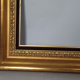 Frame hollow edges wood gilded stucco gold leaf foliage 41x33 or 45x37 cm SB187