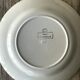 Lot of 6 white plates pattern flowers signed Gien porcelain