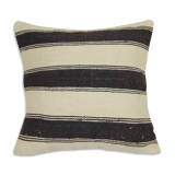 housse de coussin en chanvre turc rayé ak173