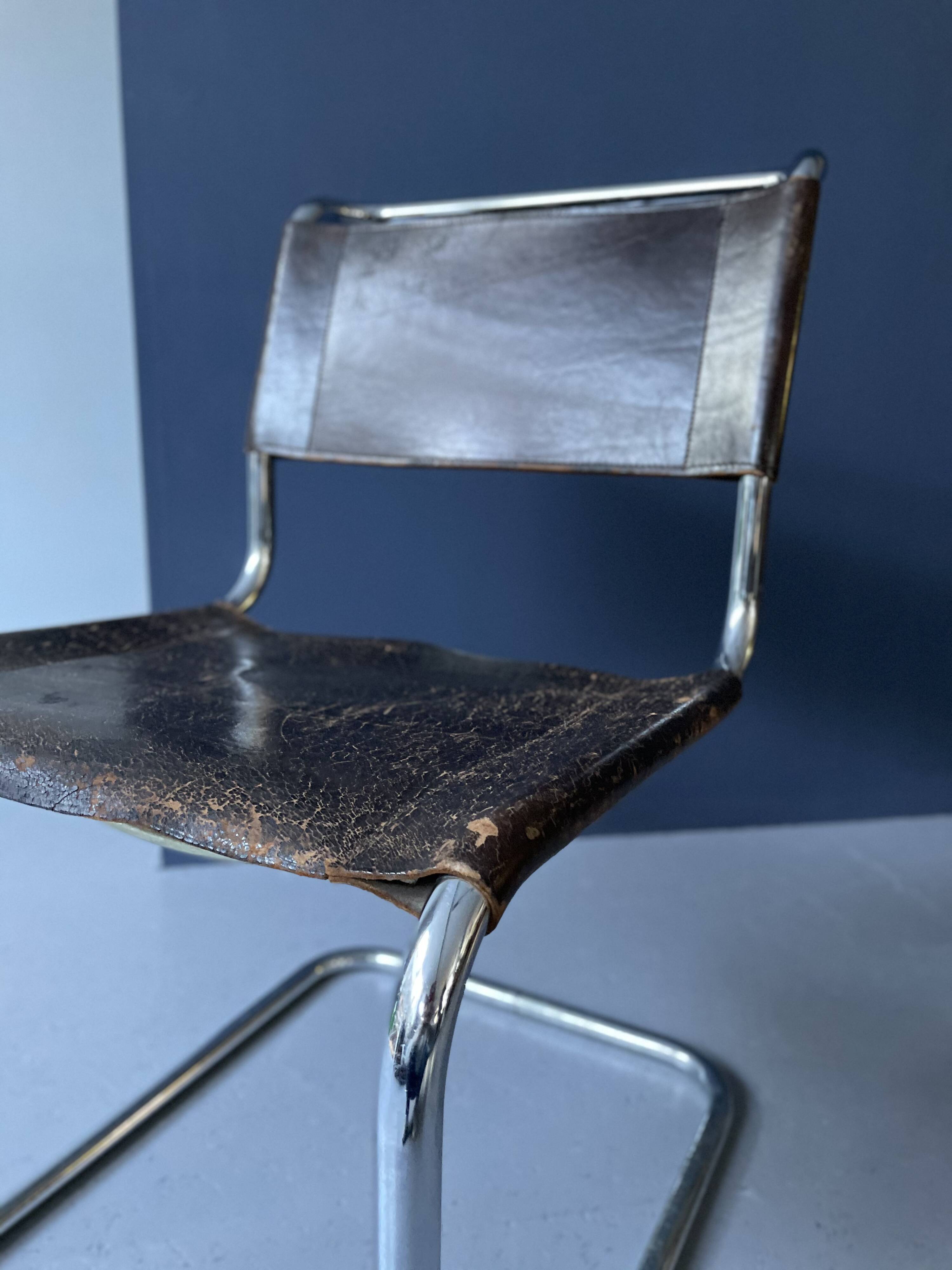 Paire de chaises Mart Stam S33
