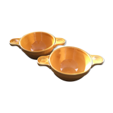 Pair of Provençal yellow bowls