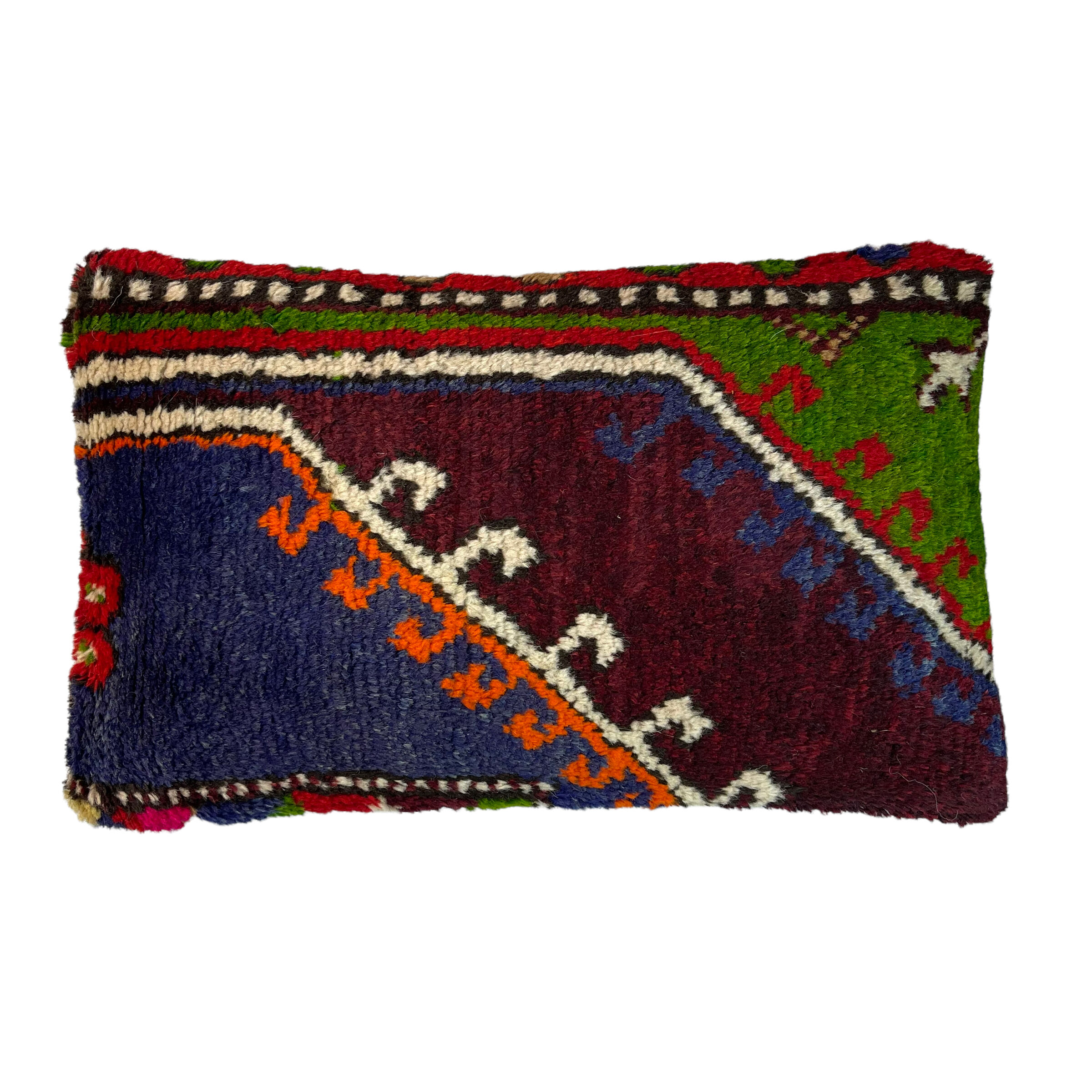 Vintage turkish handmade cushion cover , 30 x 50 cm