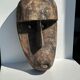 Large Timor mask in patinated wood H:50cm (1)