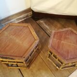 2 Bamboo nesting tables