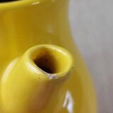 Ancien pot à lait, en céramique bicolore, Luc Lucchesi, de Vallauris