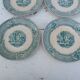 Set of 6 plates to serve 1800 English ceramic primavesi - its Cardiff