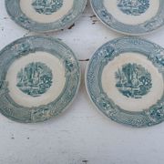 Set of 6 plates to serve 1800 English ceramic primavesi - its Cardiff