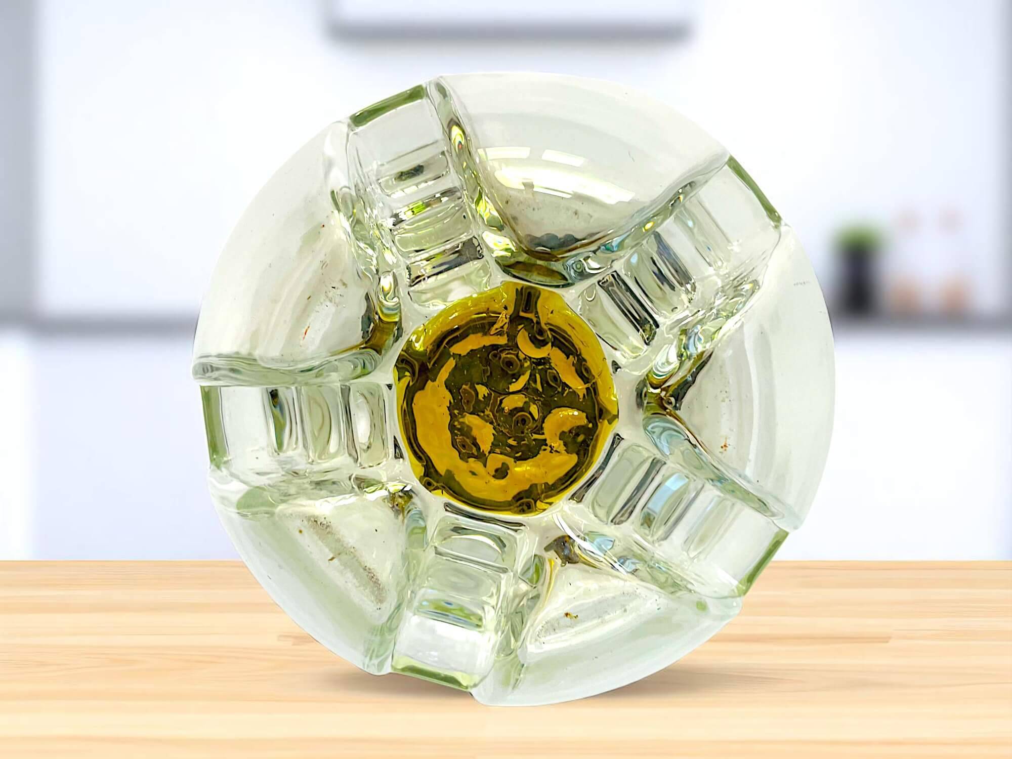Mazzega style glass hanging lamp