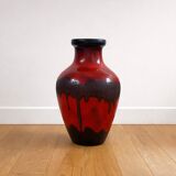 Large Fat Lava vase from West Germany, vintage.