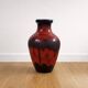 Large Fat Lava vase from West Germany, vintage.