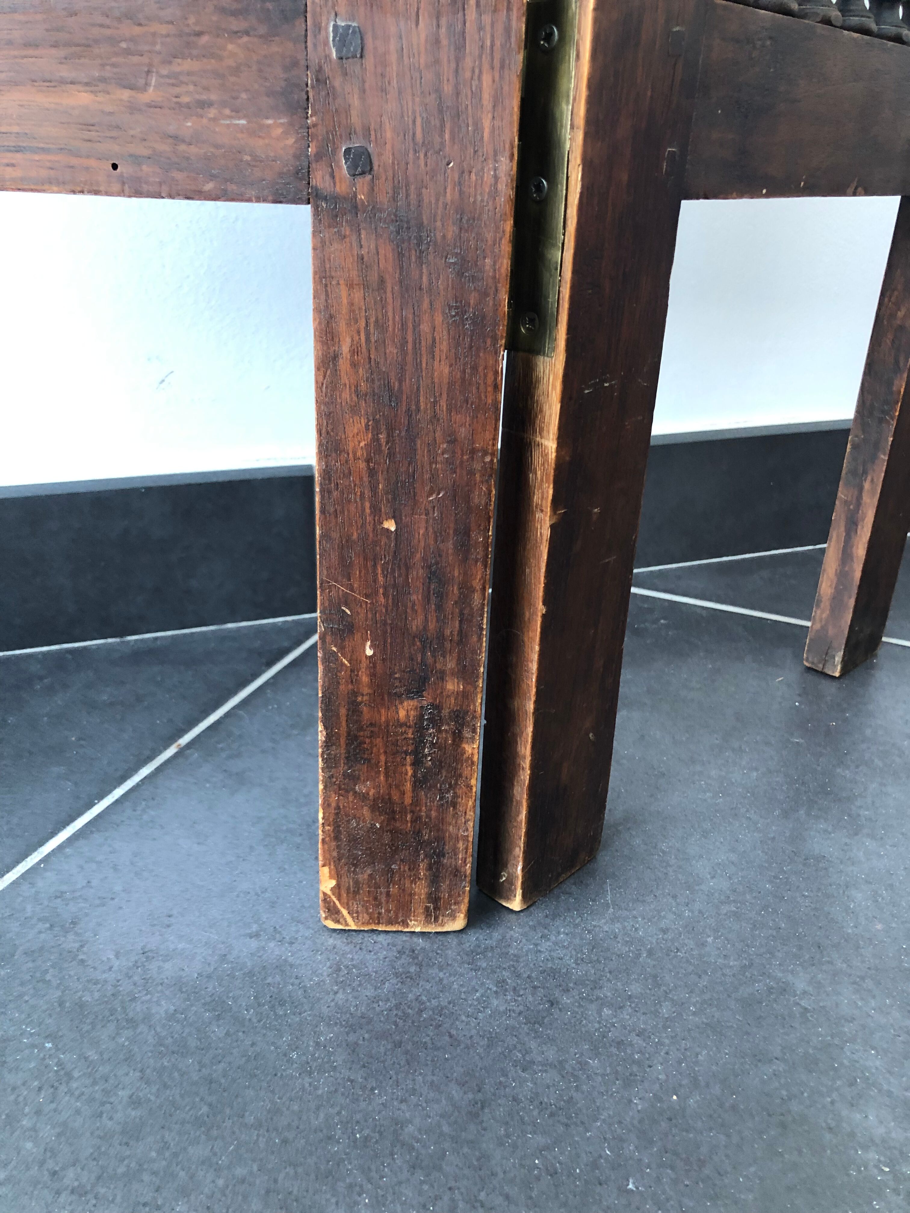 Wood and fabric screen