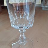 Set of four old foot glasses