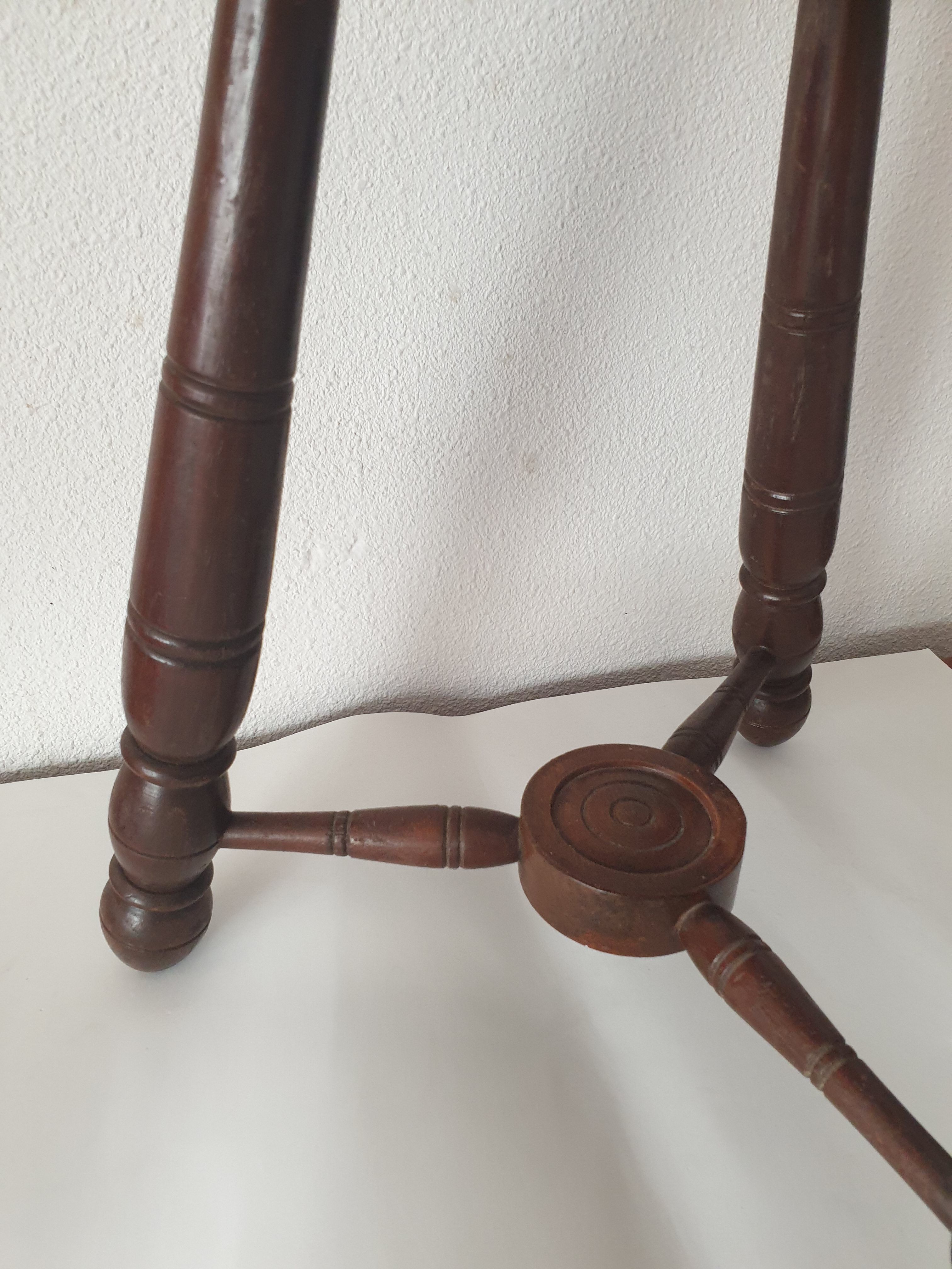 Brutalist stool 60s