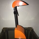 Orange telescopic desk lamp