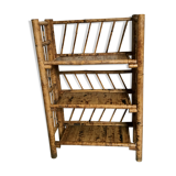 Vintage bamboo shelf 80cm