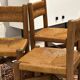 Suite de 4 chaises  Méribel par Charlotte Perriand 1950