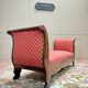 Bench, Mahogany Daybed, Restoration Period, 19th Century