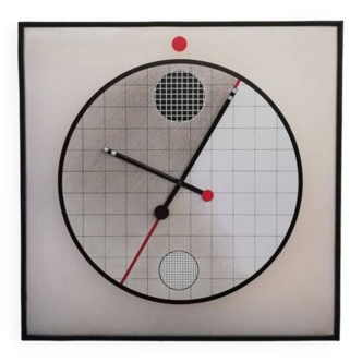 Large Design Clock by Kurt Delbanco 1980's