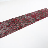 3x10 Vintage Floral Runner Rug, 70x306Cm