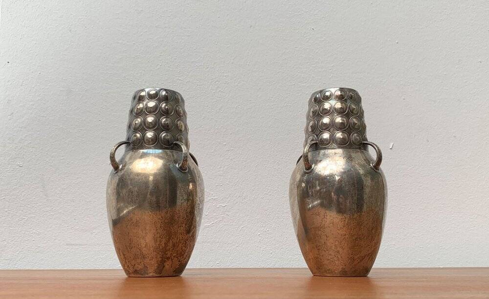 Art Nouveau vase by WMF, 1920s, set of 2