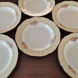 6 assiettes creuses L'Amandinoise