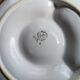 4 barbotine plates with artichoke design by Bordallo