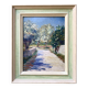 Framed oil painting "Provençal landscape"