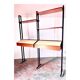 Midcentury Italian Modular Bookshelf with Unusual Drawers, Italy