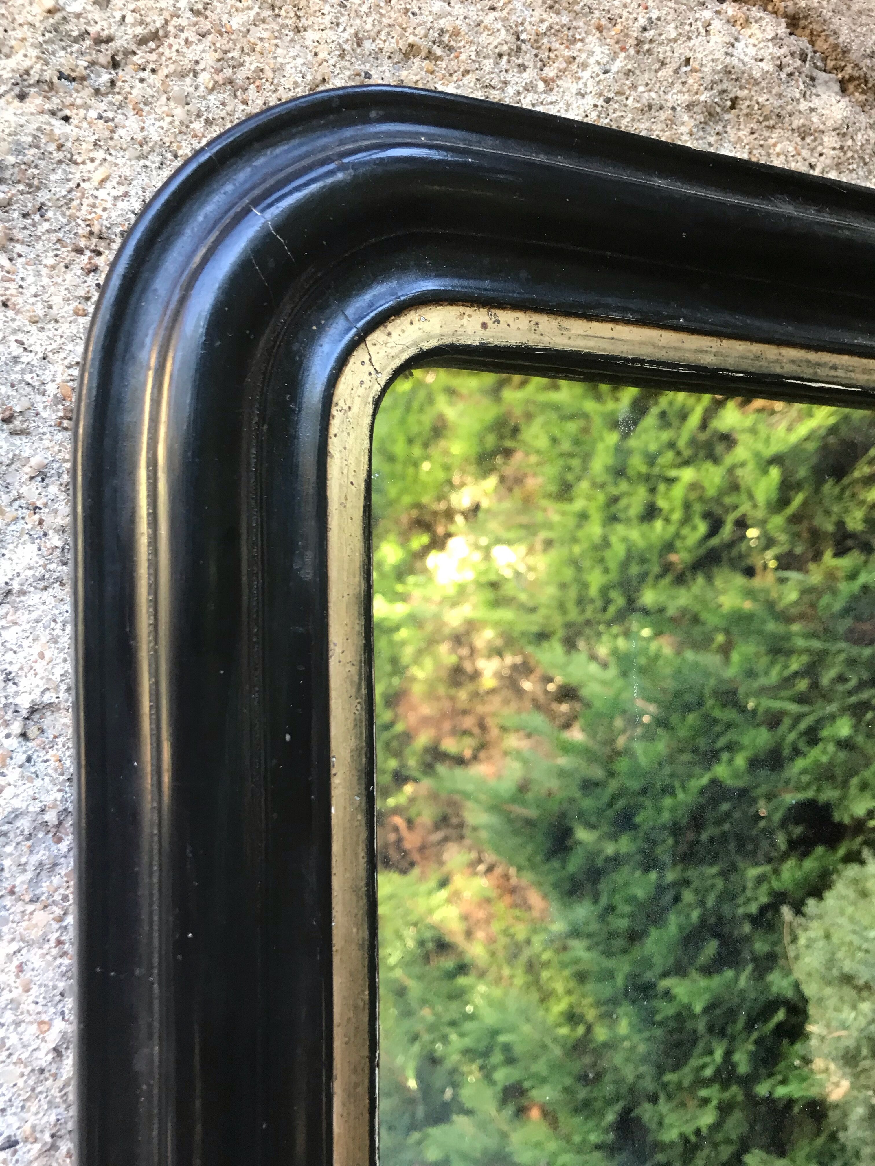 Napoleon III mirror 39.5 x 33.5 cm
